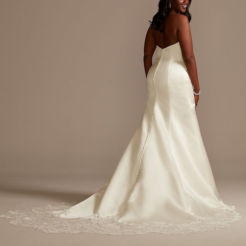 Strapless Oleg Cassini Bridal Gown